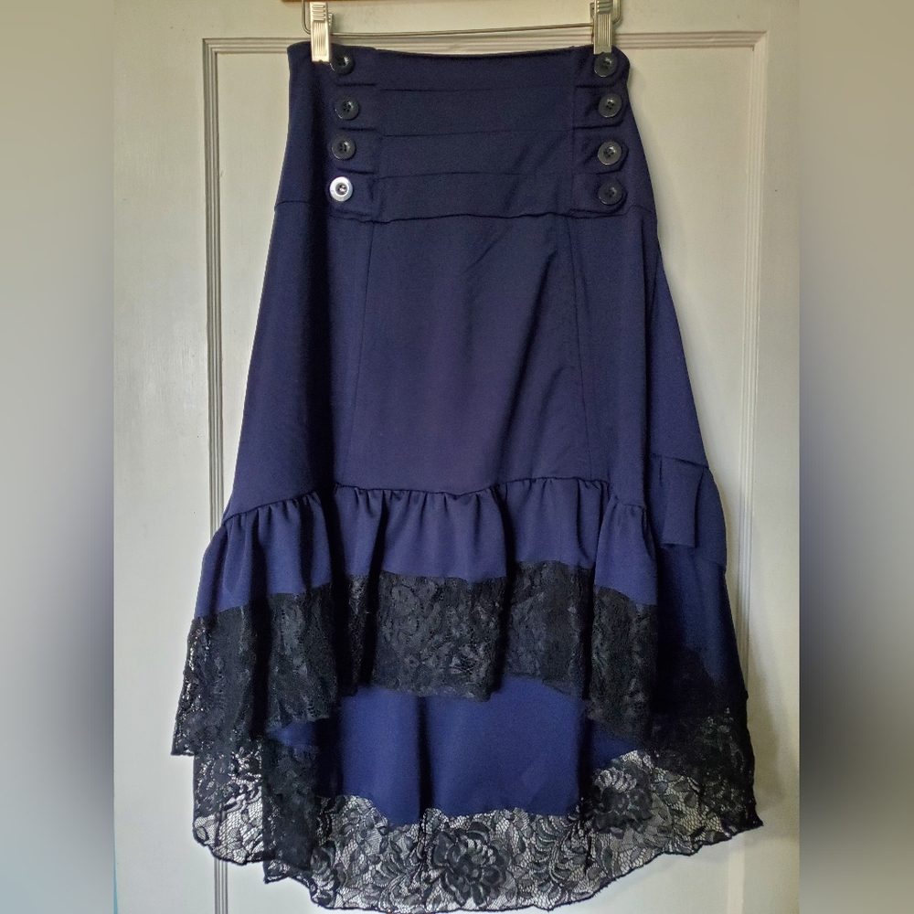 Beautiful Lace Buttons Skirt ππ